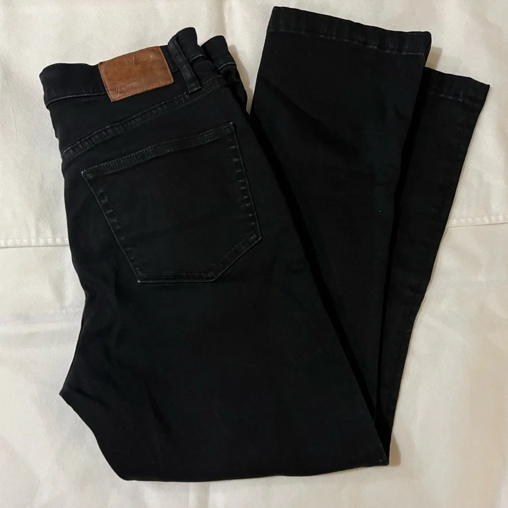 J. Crew Black Ankle-Cropped Jeans